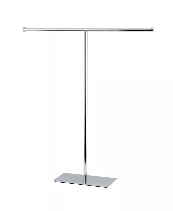 Kingston Brass Claremont T-Shape Towel Rack in Polished Chrome