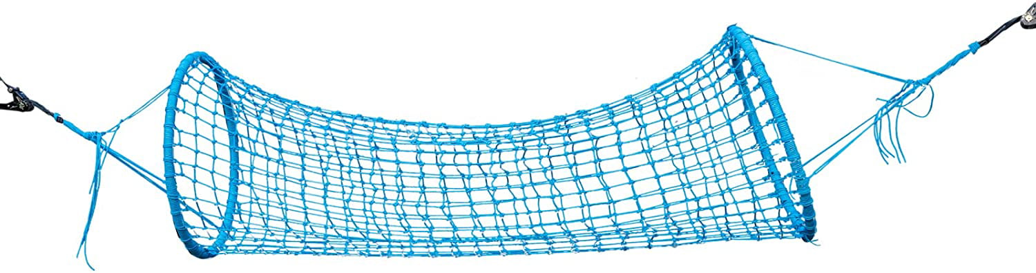 bintiva Outdoor Playground Rope Tunnel - Suspension Crawl Bridge for Children of all Ages