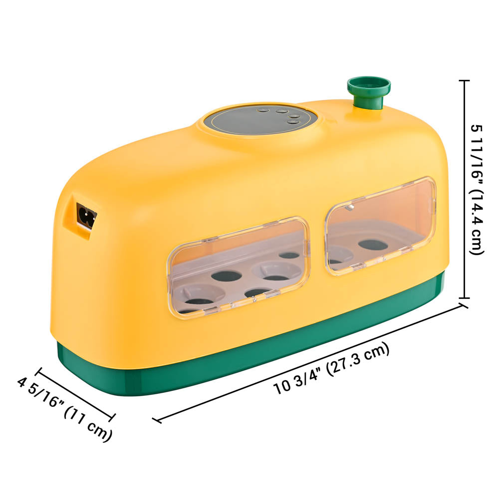 Yescom 8 Egg Incubator Hatcher with Egg Candling for Chicken