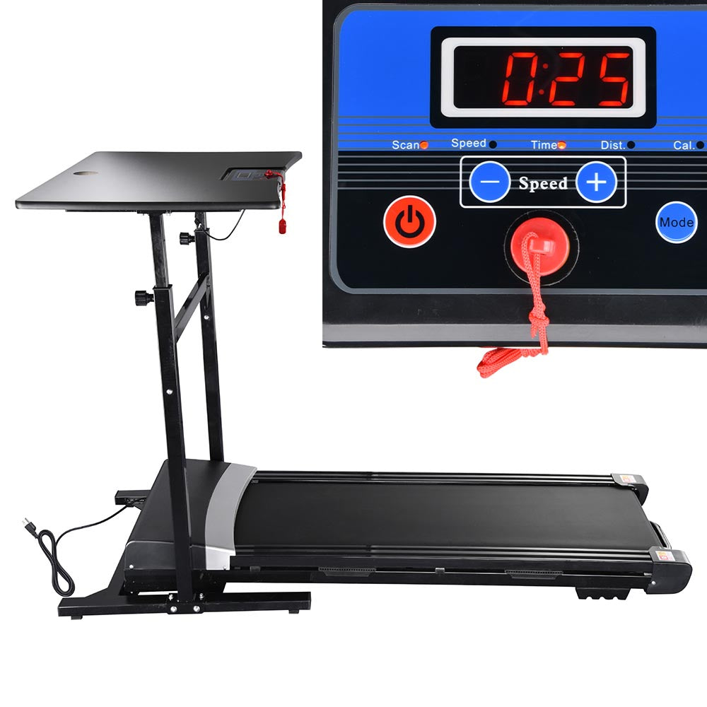 Yescom Treadmill & Treadmill Desk with Remote 1.5HP