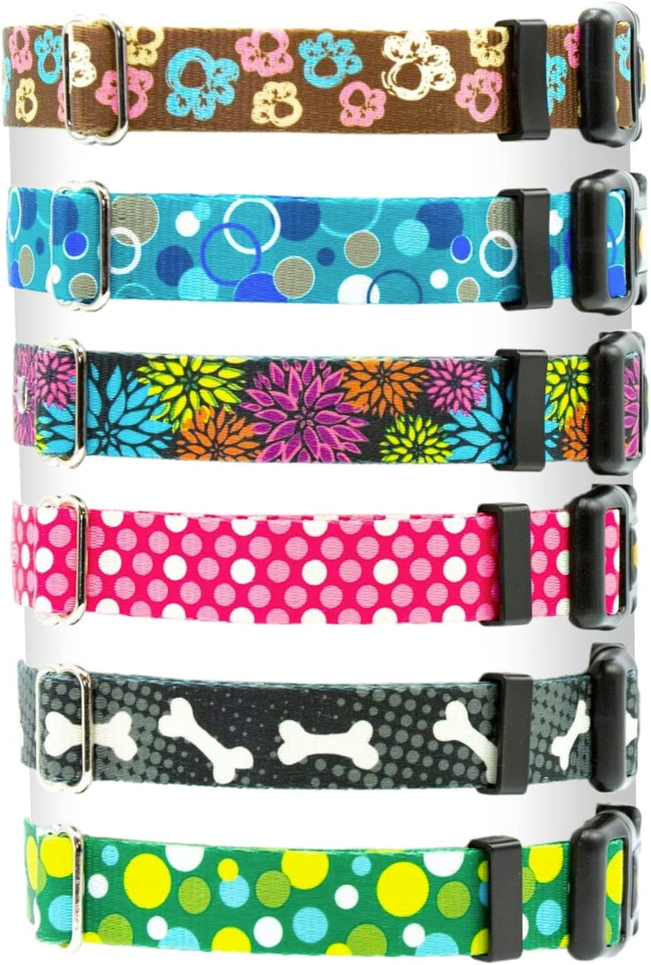 Extreme Dog Fence Replacement Containment and Training Collar Strap for Most Underground Electric Dog Fence Brands - Flower Days (Large: 18