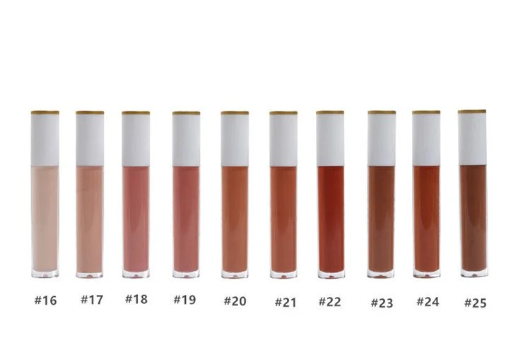 25 color vegan makeup custom private label lipgloss