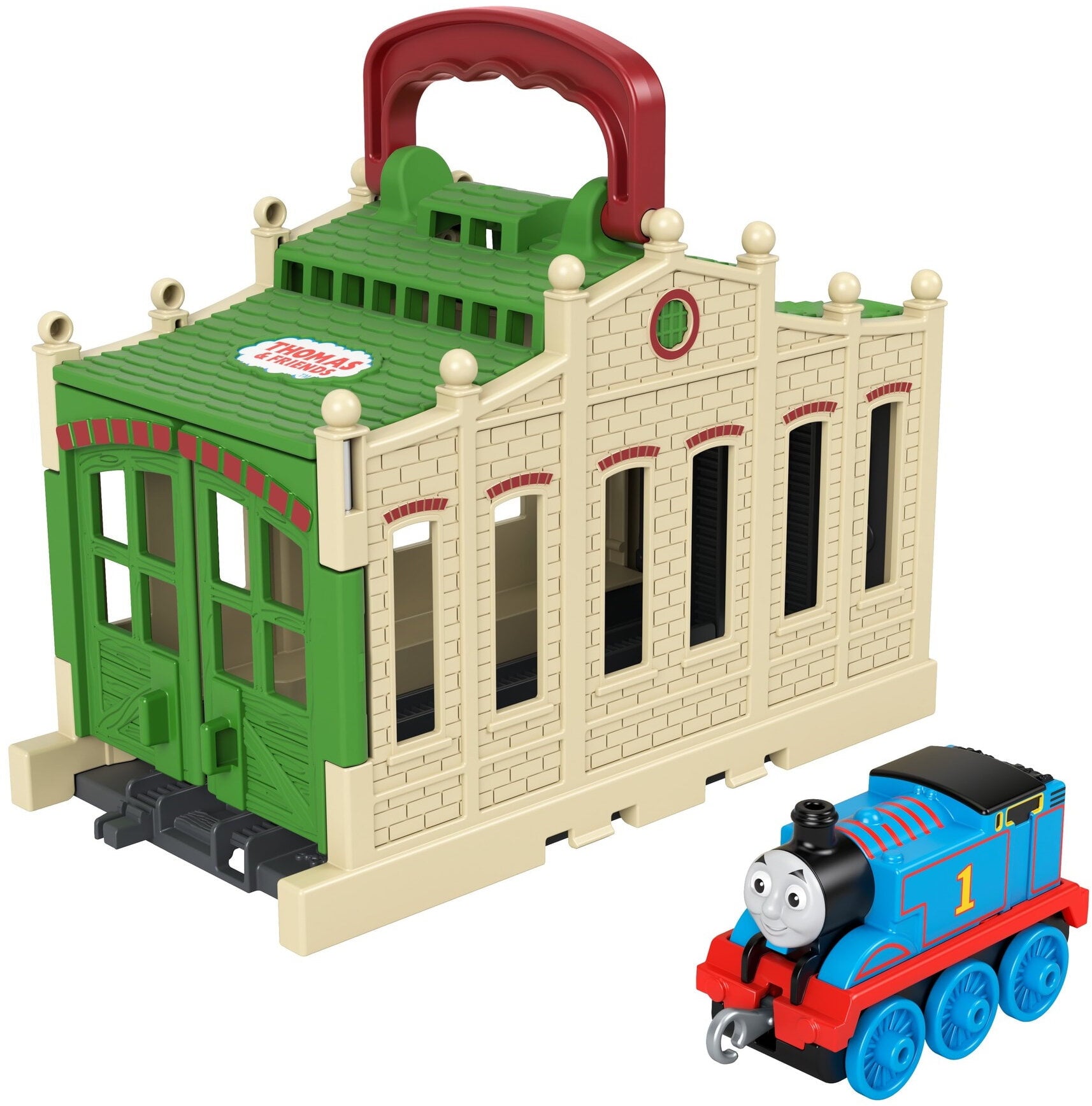 Thomas and Friends Connect and Go Thomas Train Engine And Shed