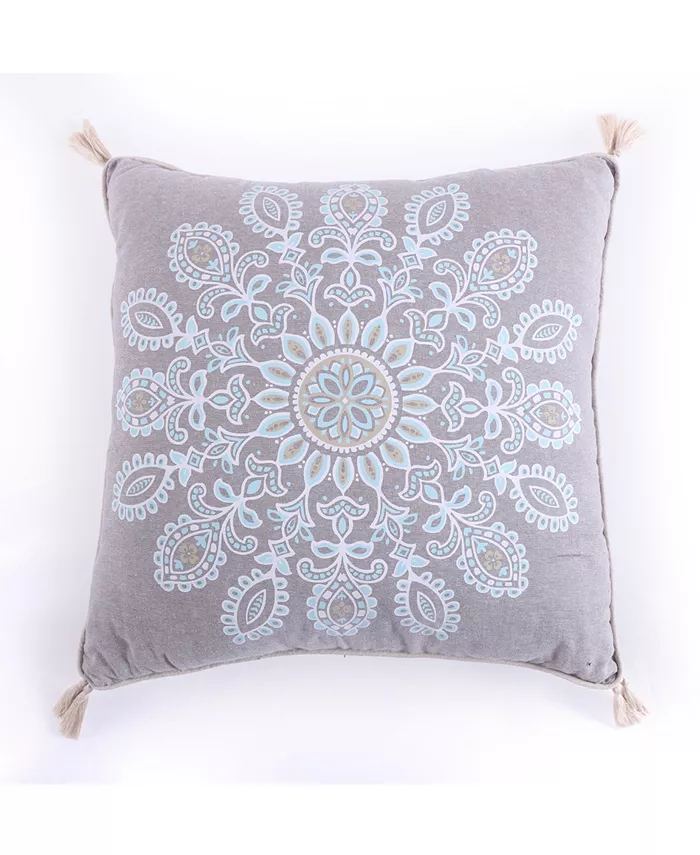 Levtex Spruce Tassel Decorative Pillow， 18