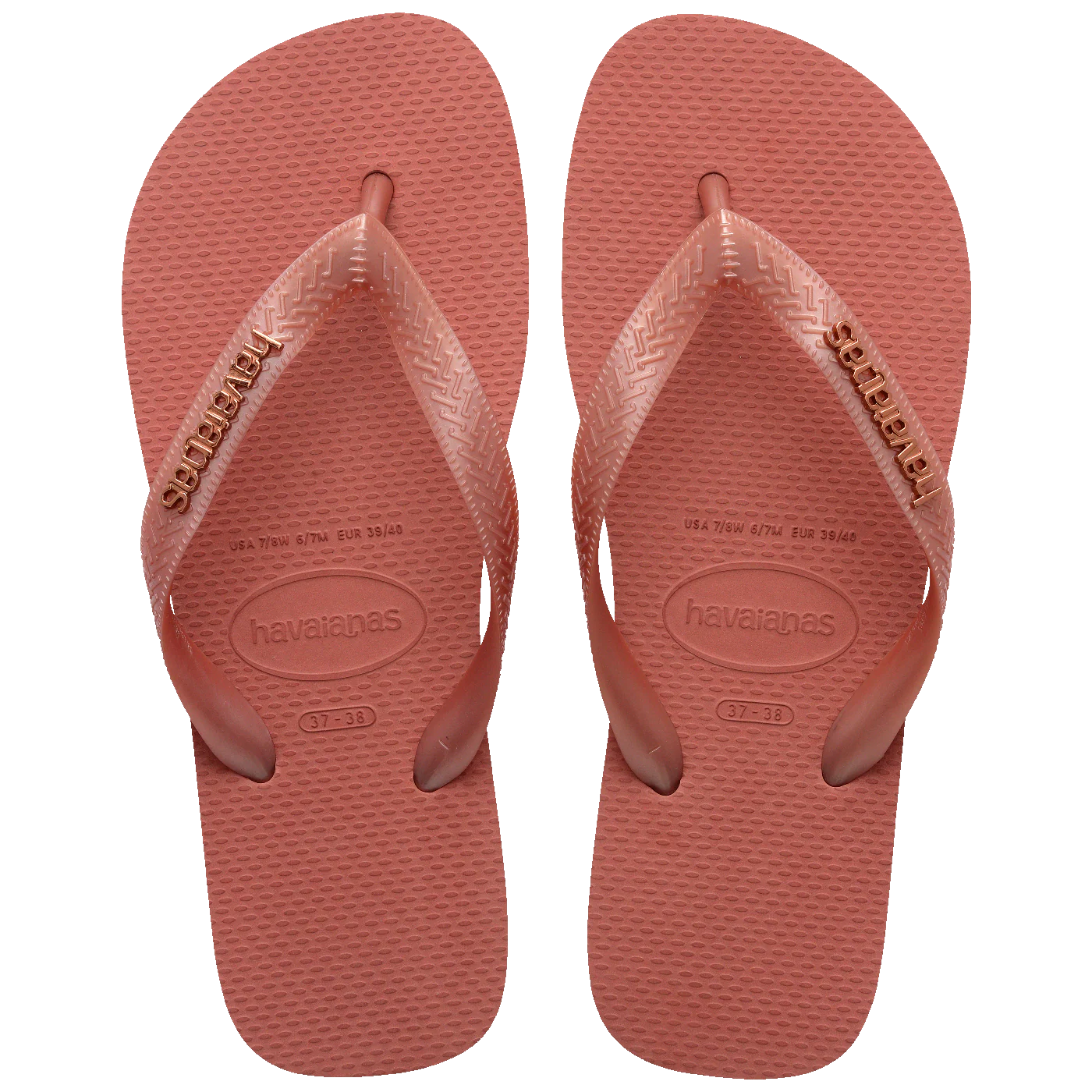 Chinelo Havaianas Top Logo Metálico