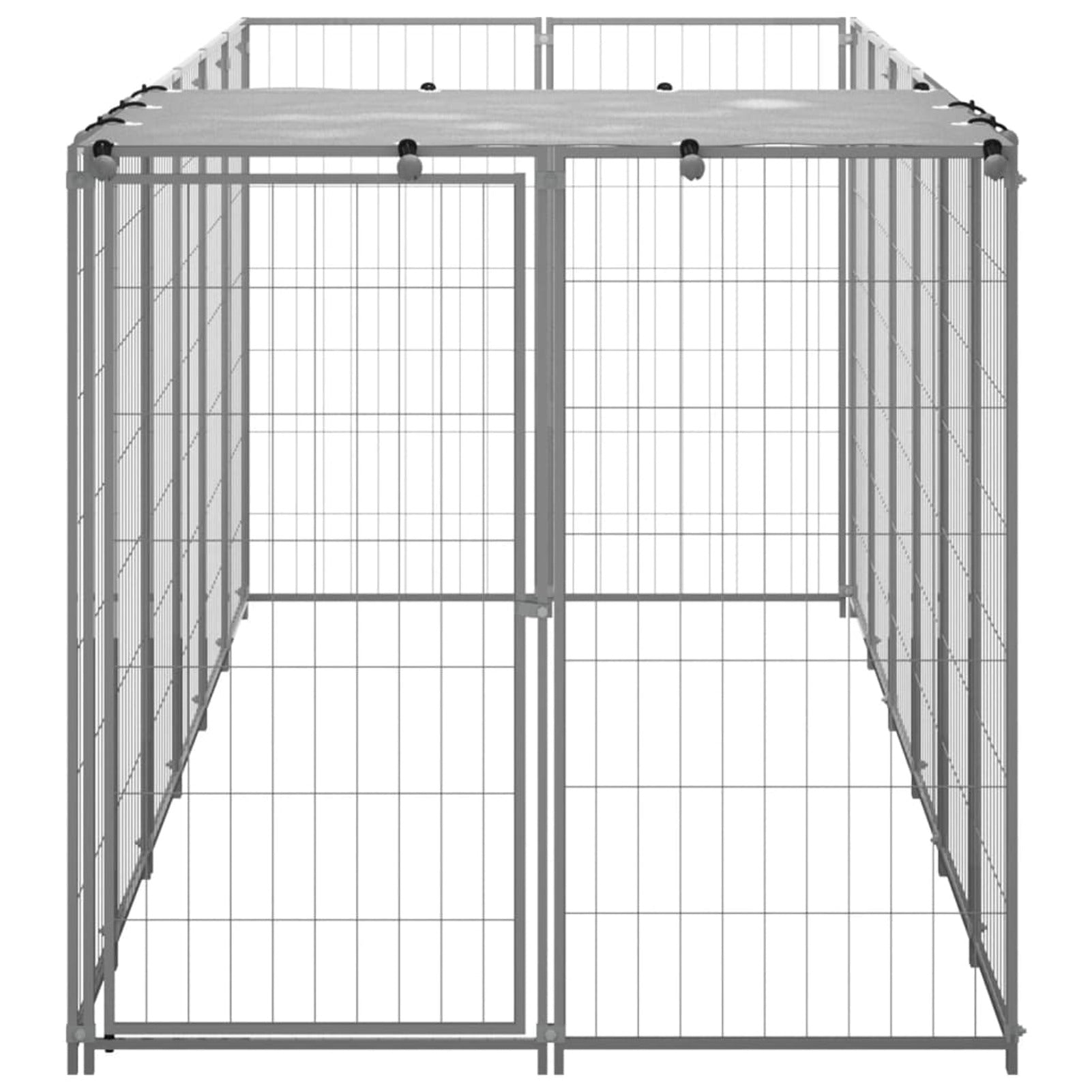 Carevas Dog Kennel Silver 129.9