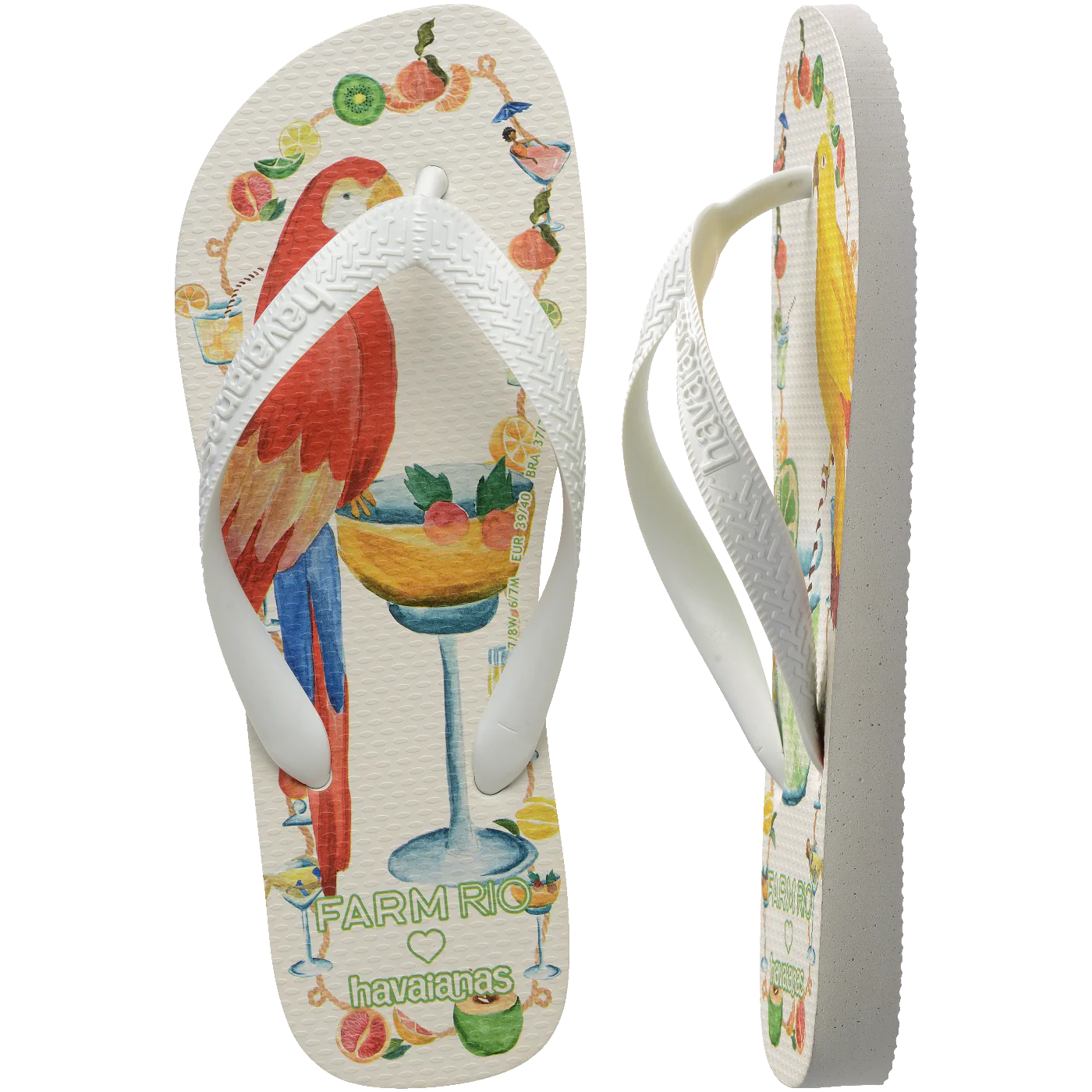 Chinelo Havaianas Farm Coquetel