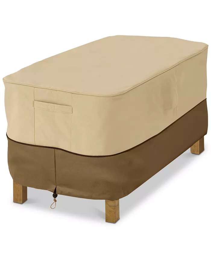 Classic Accessories Large Rectangle Ottoman Side Table Cover