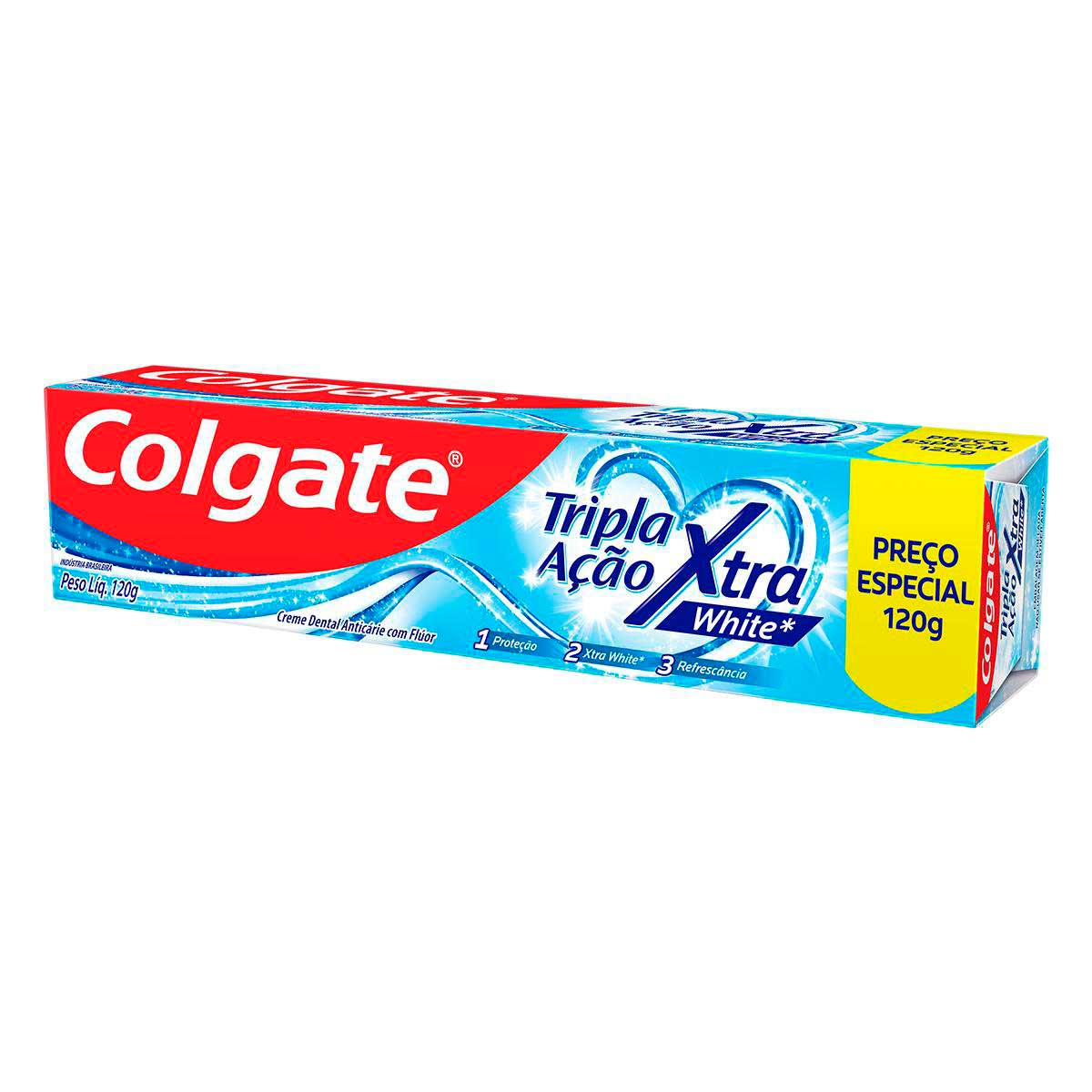 Creme Dental Colgate Tripla Acao Xtra White 120 g