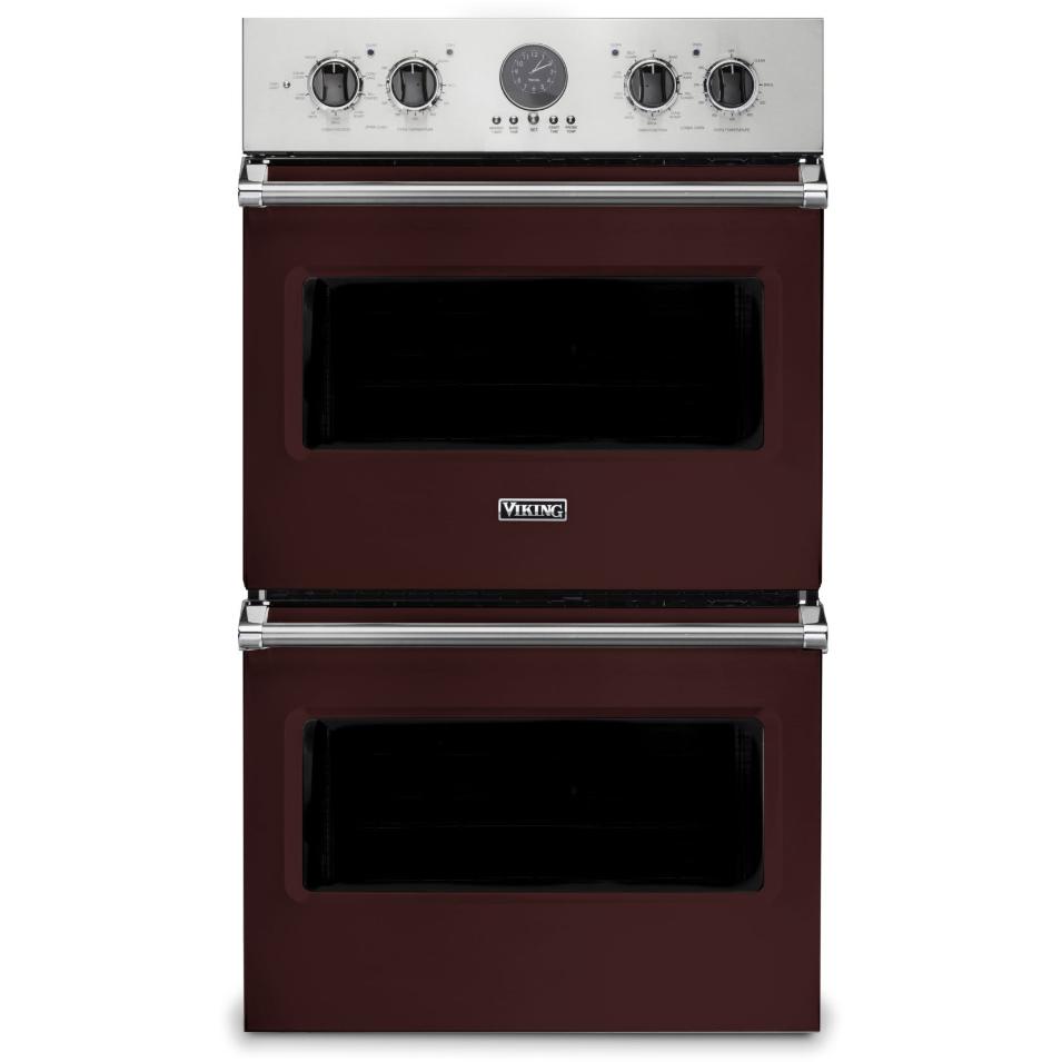 Viking 30-inch 9.4 cu.ft. Built-in Wall Double Oven with TruConvec Convection VDOE530KA