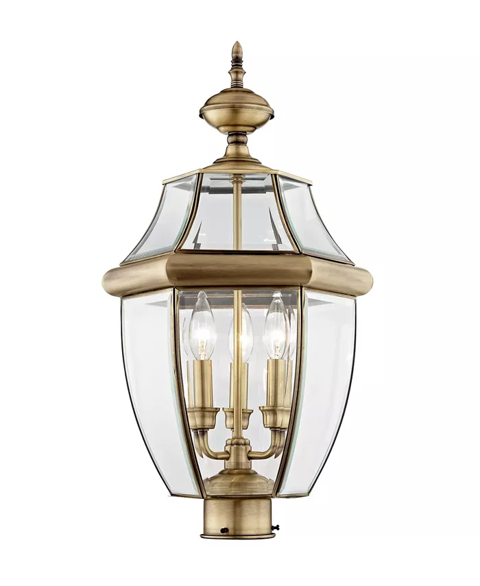 Livex Monterey 3-Light Outdoor Classic Color Post Lantern