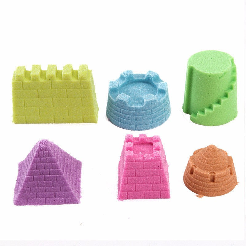 Party Yeah 6 Pcs/Set Model Kits Sand Clay Mold Kids Beach Pool Park Sand Castle Toy Set,
