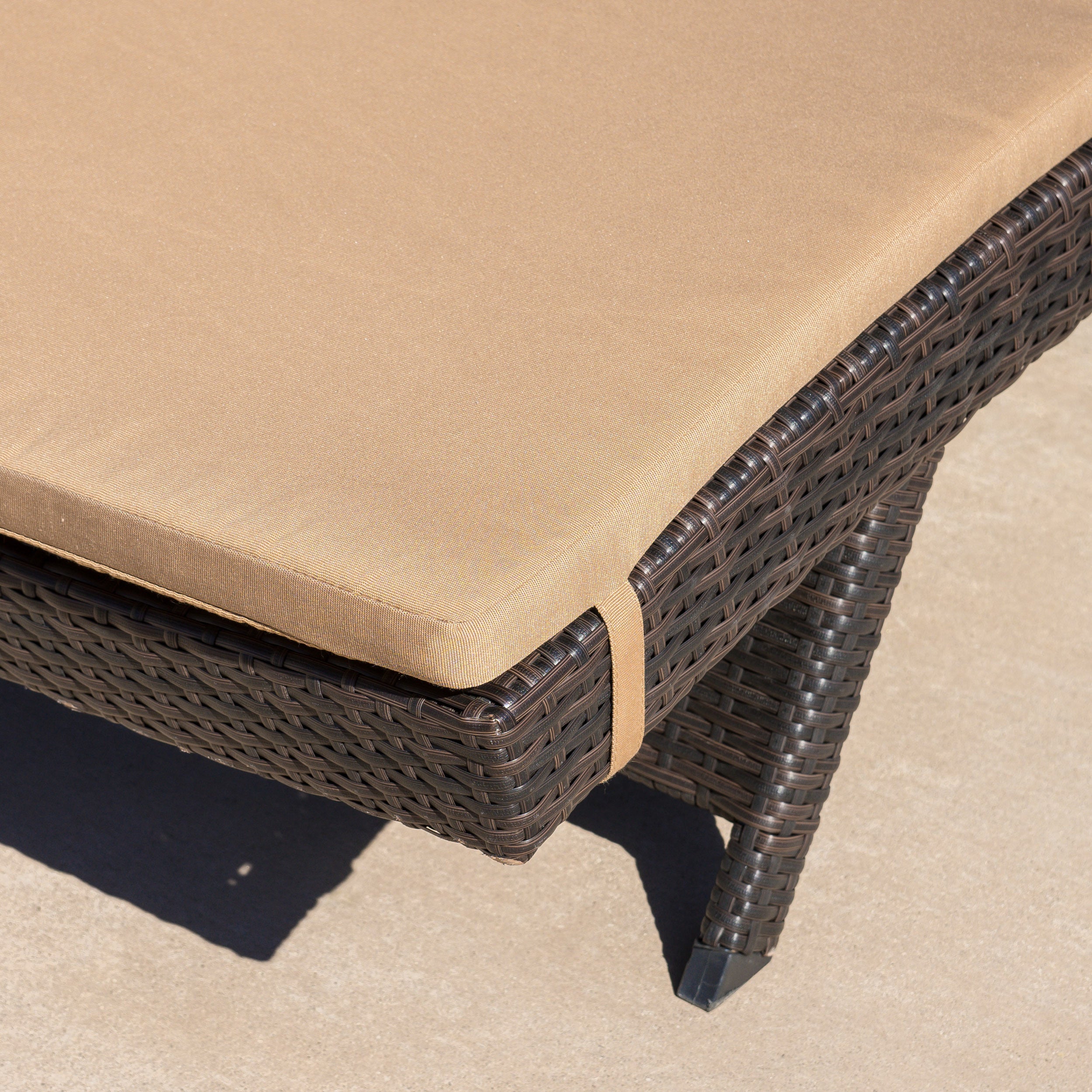 Soleil Outdoor Water Resistant Chaise Lounge Cushion