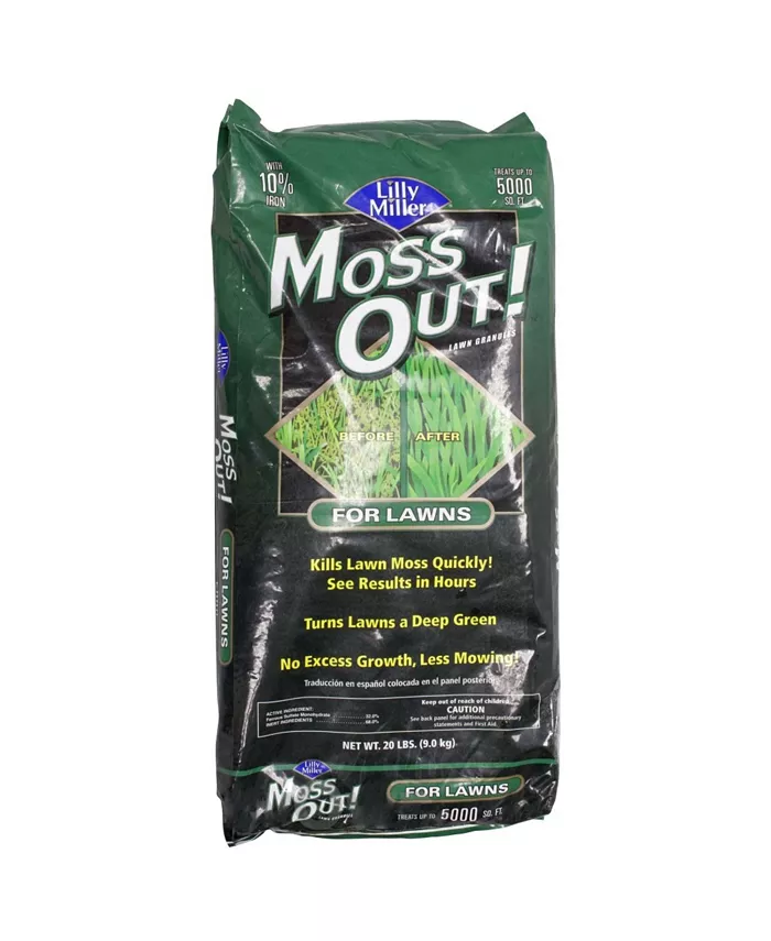 Central Garden Brands Lilly Miller 05601151 Moss Out Granules， 20-Pound