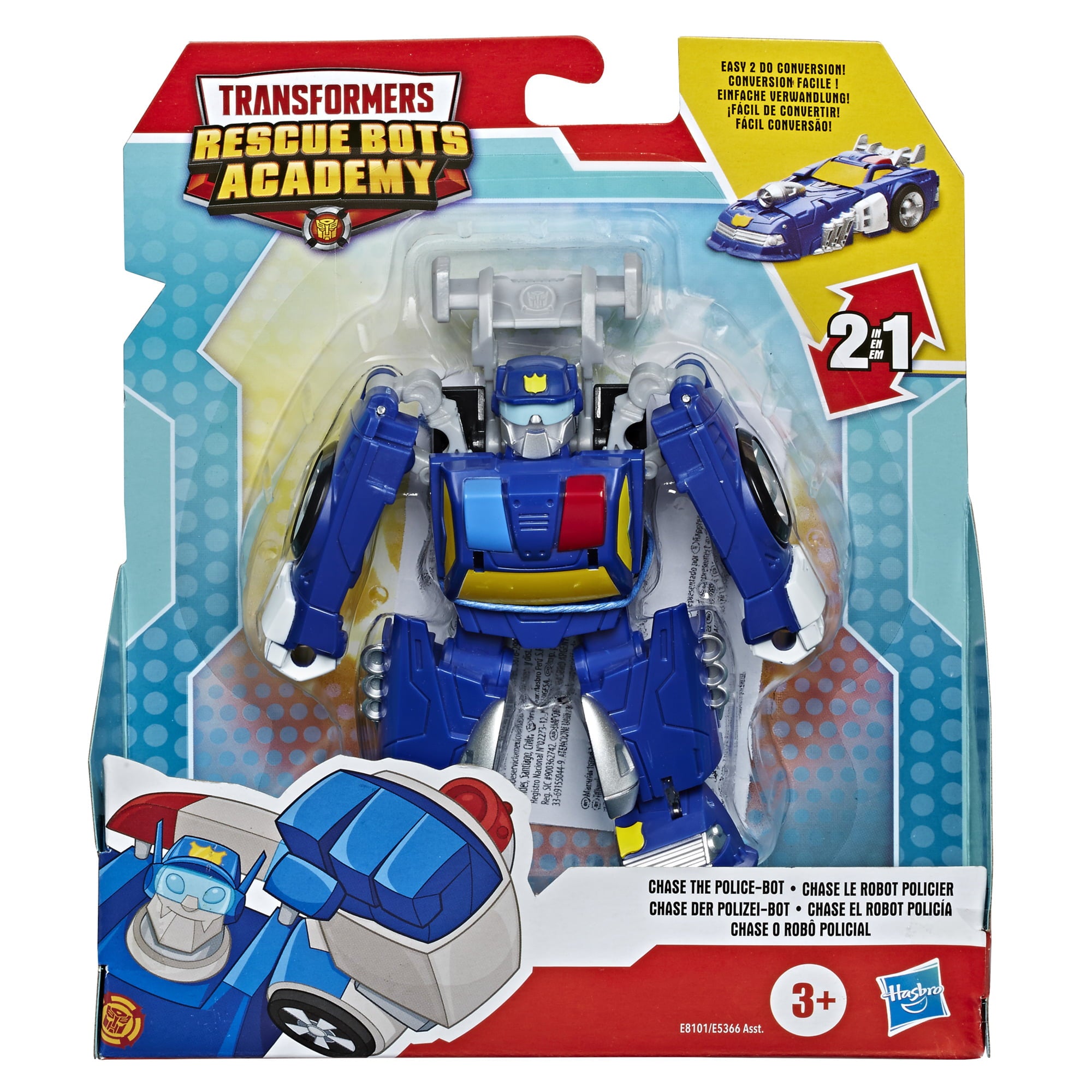 Playskool Heroes Transformers Rescue Bots Academy Chase the Police-Bot