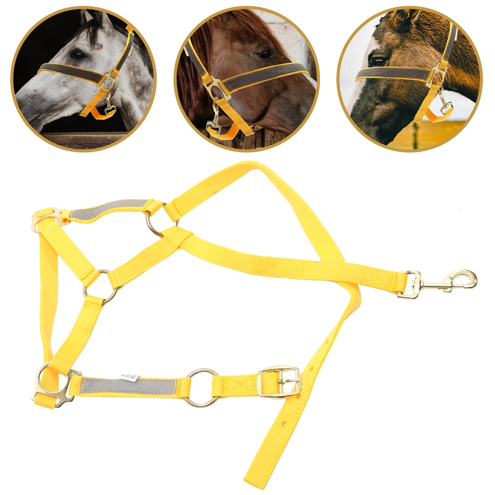 Adjustable Horse Halter Portable Horse Halter Fully Horse Halter Reflective Horse Supply
