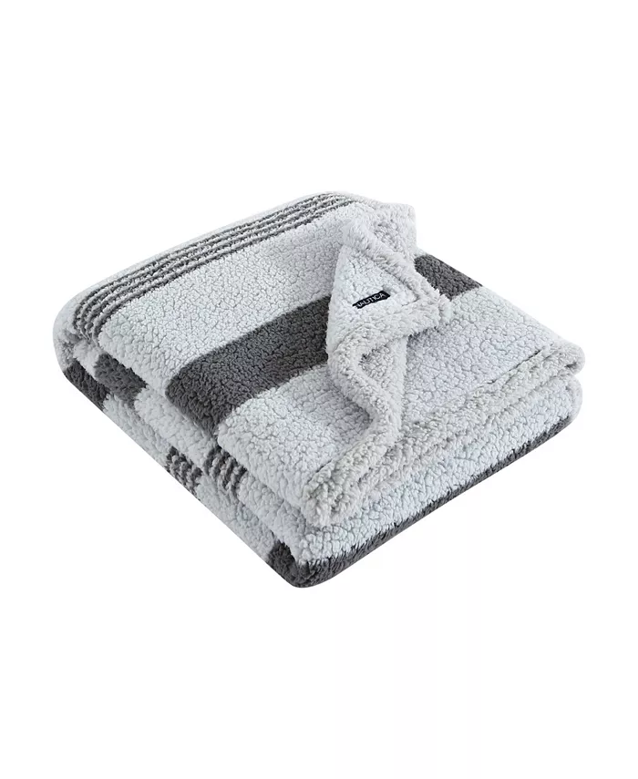 Nautica Saltmarsh Sherpa Throw， 60