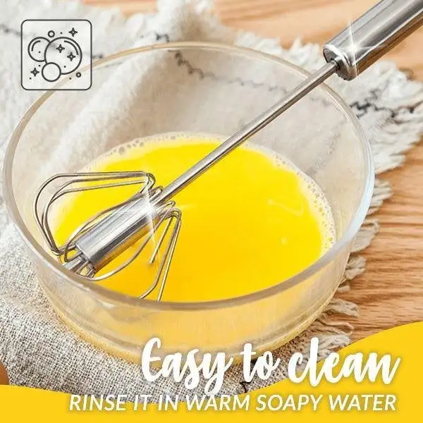🔥BIG SALE - 49% OFF🔥Stainless Steel Semi-Automatic Whisk - BUY 2
