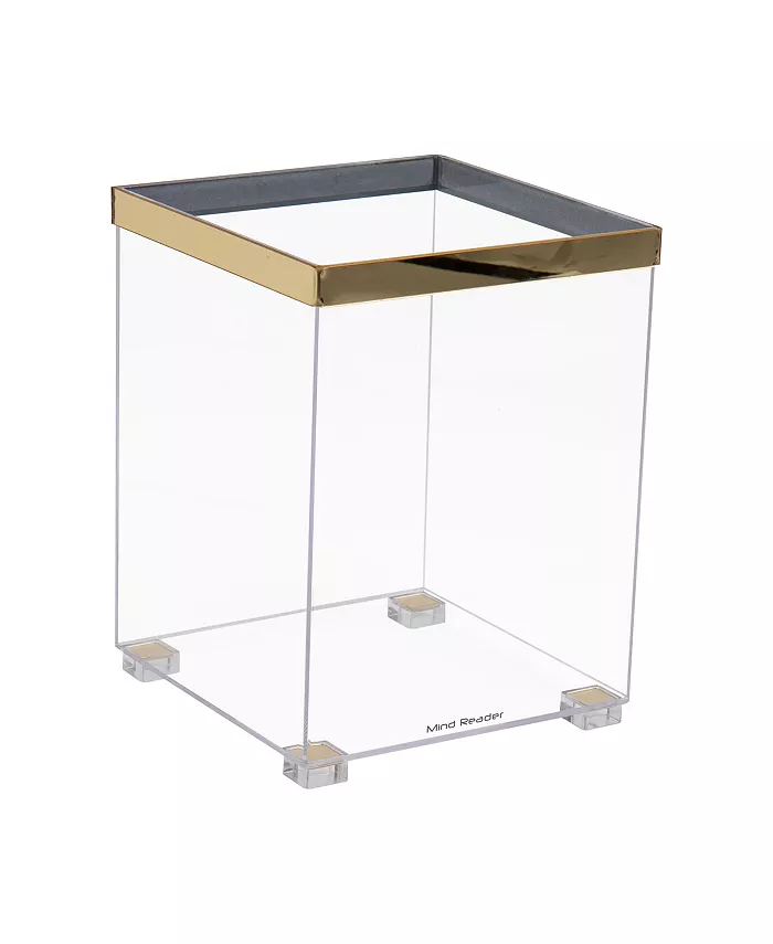 Mind Reader Cosmopolitan Collection， Wastepaper Basket， Office， Bedroom， Restroom
