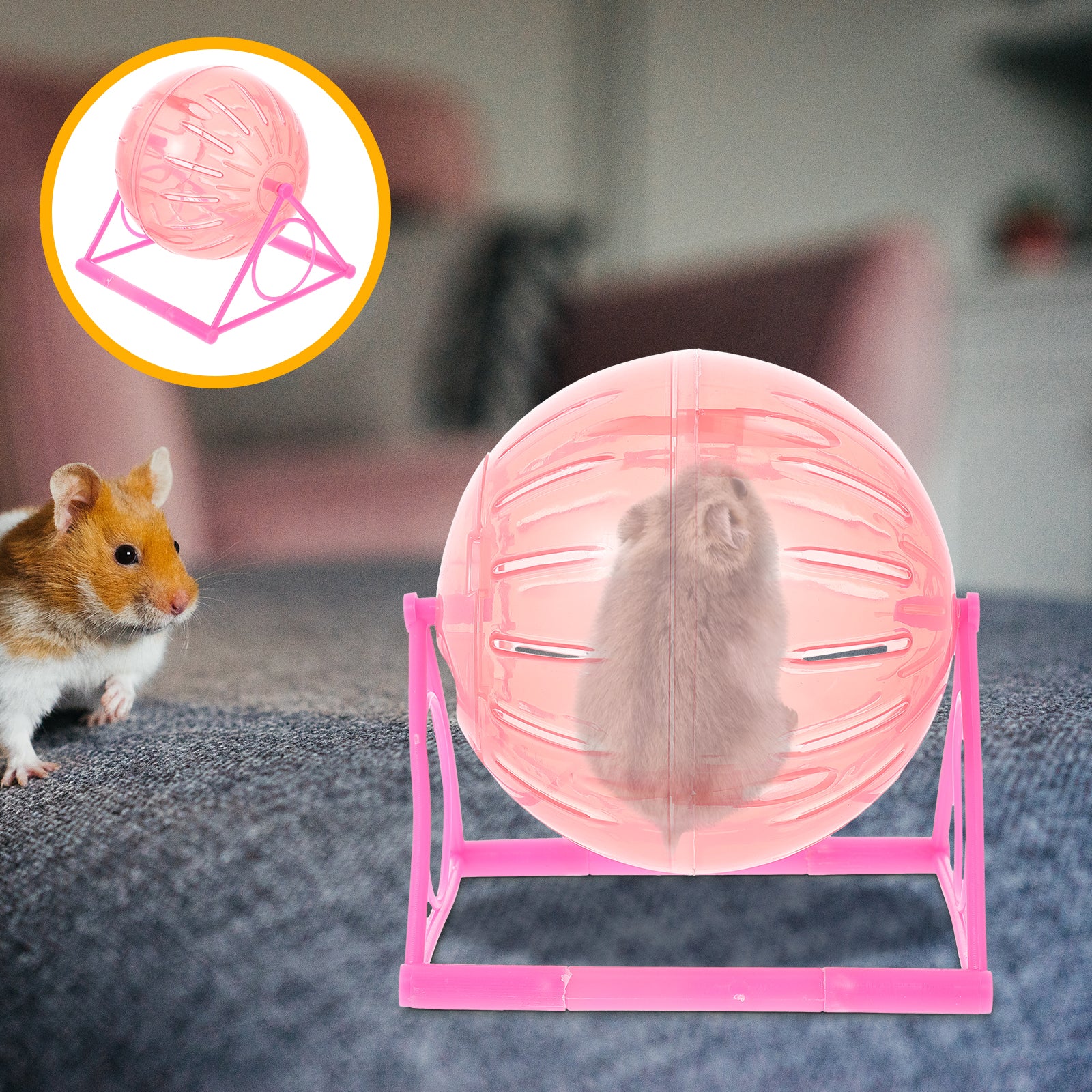 NICEXMAS Small Pet Activity Exercise Balls Hamster Exercise Balls Hamster Running Wheels