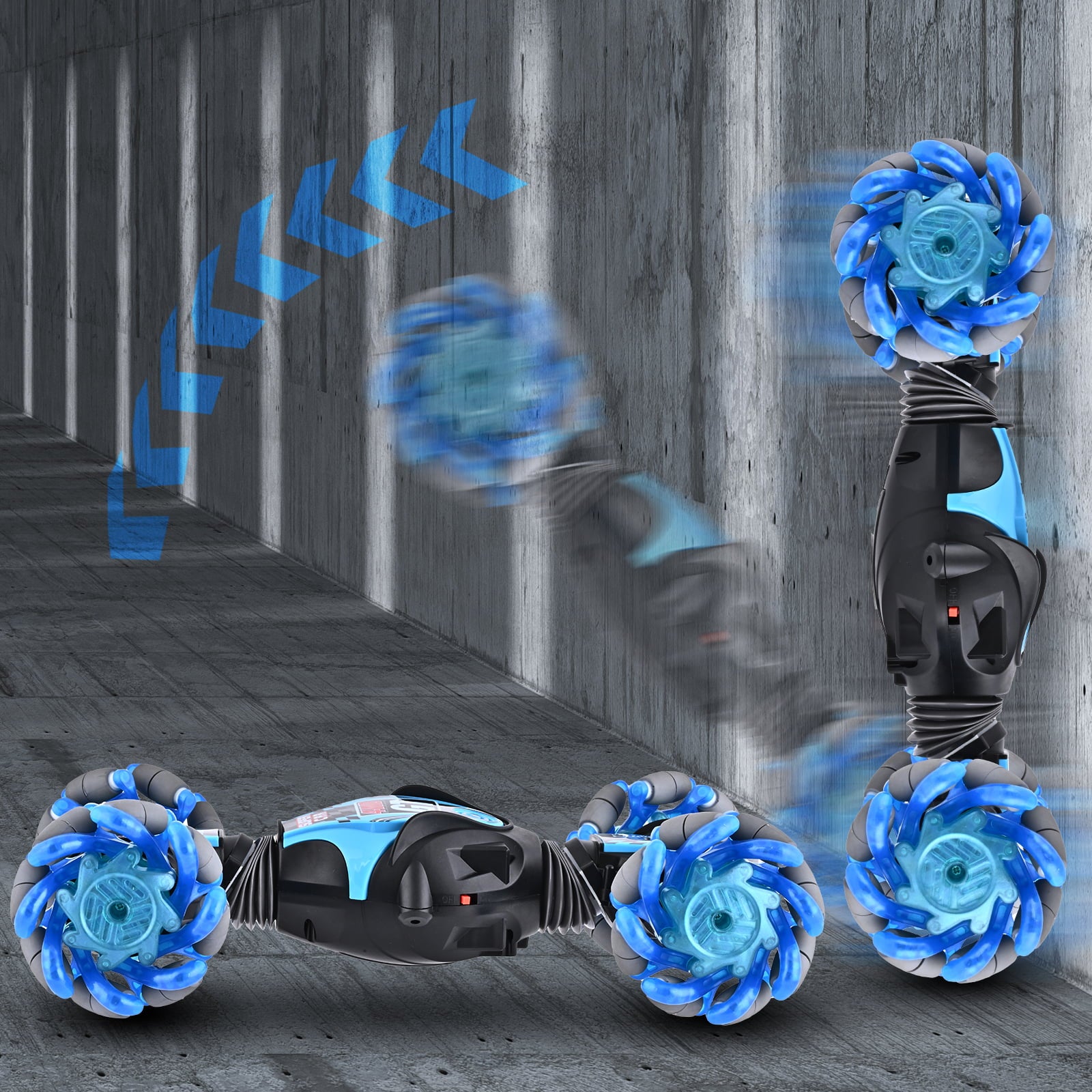 100FIXEO Gesture Sensing Drift Stunt Remote Control Car， 4WD 2.4GHZ， Toys Gift for 7-12 Boys