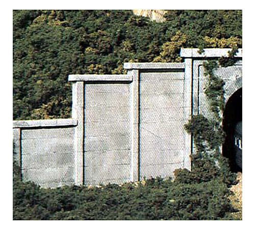 Woodland Scenics C1258 Concrete Wing Wall (3) HO WOOC1258