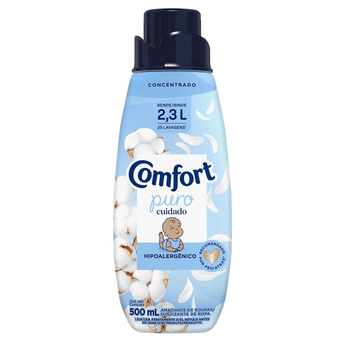 Amaciante Comfort Intense Concentrado Puro Cuidado 500ml