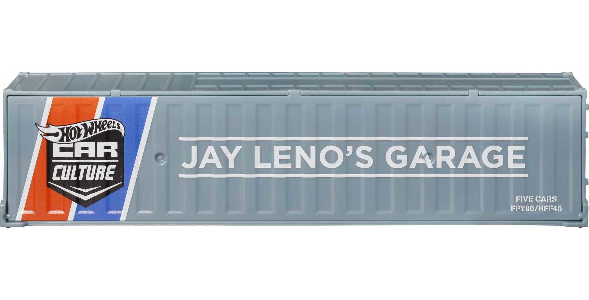 Hot Wheels Jay Leno’s Garage Container Set， Gift for Premium Collectors