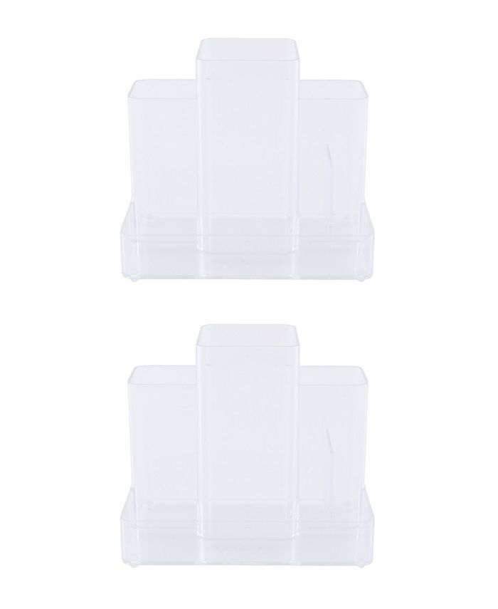 Kenney Bathroom Countertop Hair Care Center Organizer， Set of 2