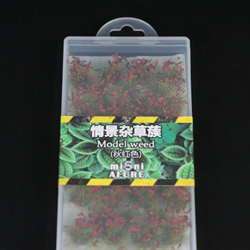 Miniatures Handmade Bush Scale Train Landscape Scene Simulated Building Grass Mate Doll Grass Model Simulation Model Grass Tuft TYPE D