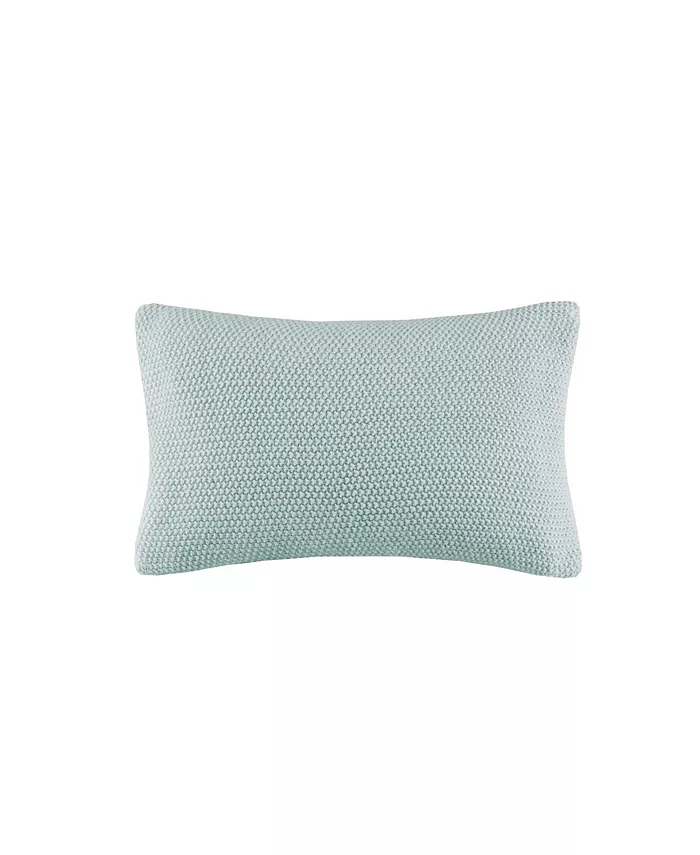 Gracie Mills Bree Knit Oblong Pillow Cover， 12 x 20