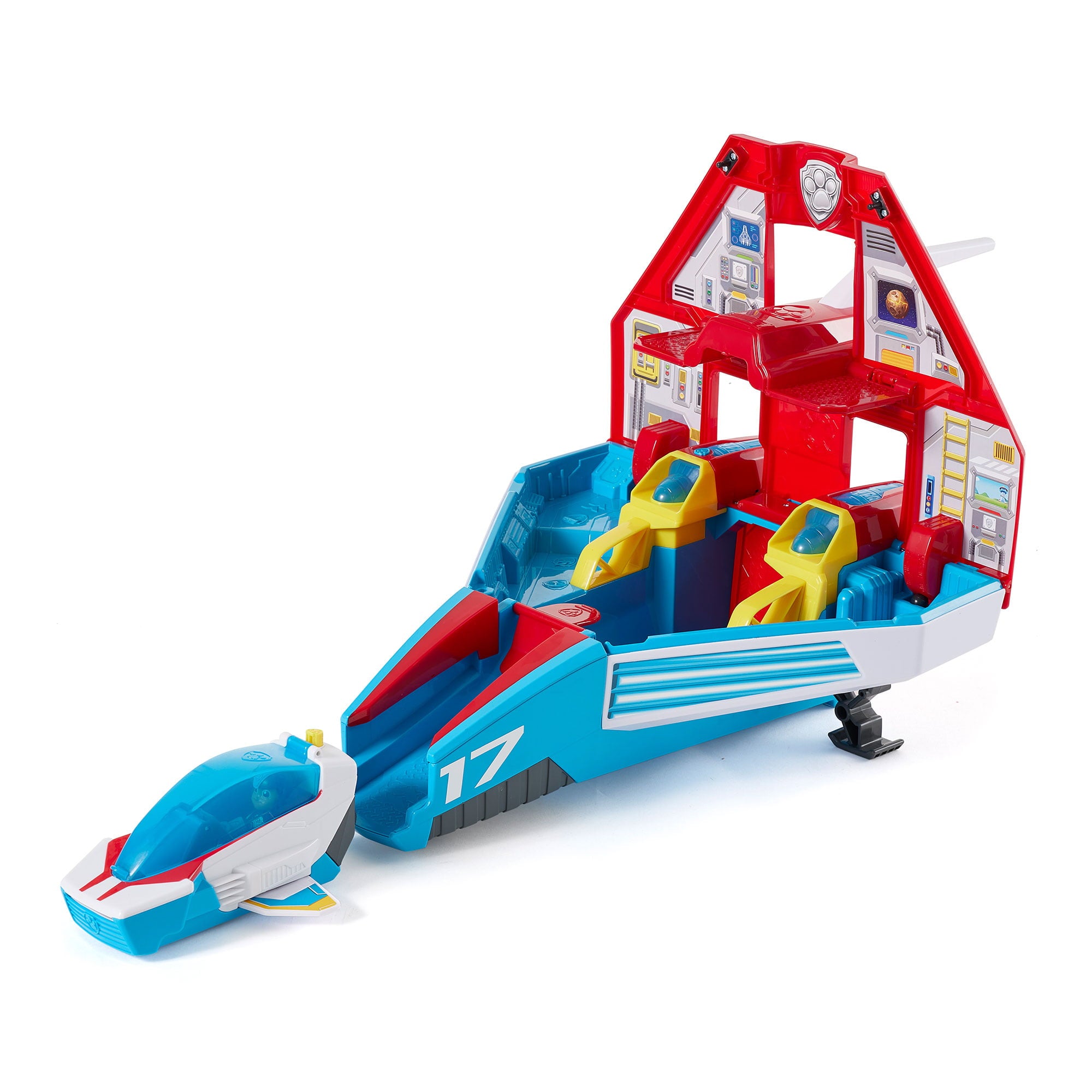 Paw Patrol Super Paws 2 in 1 Transforming Mighty Pups Jet Command Center