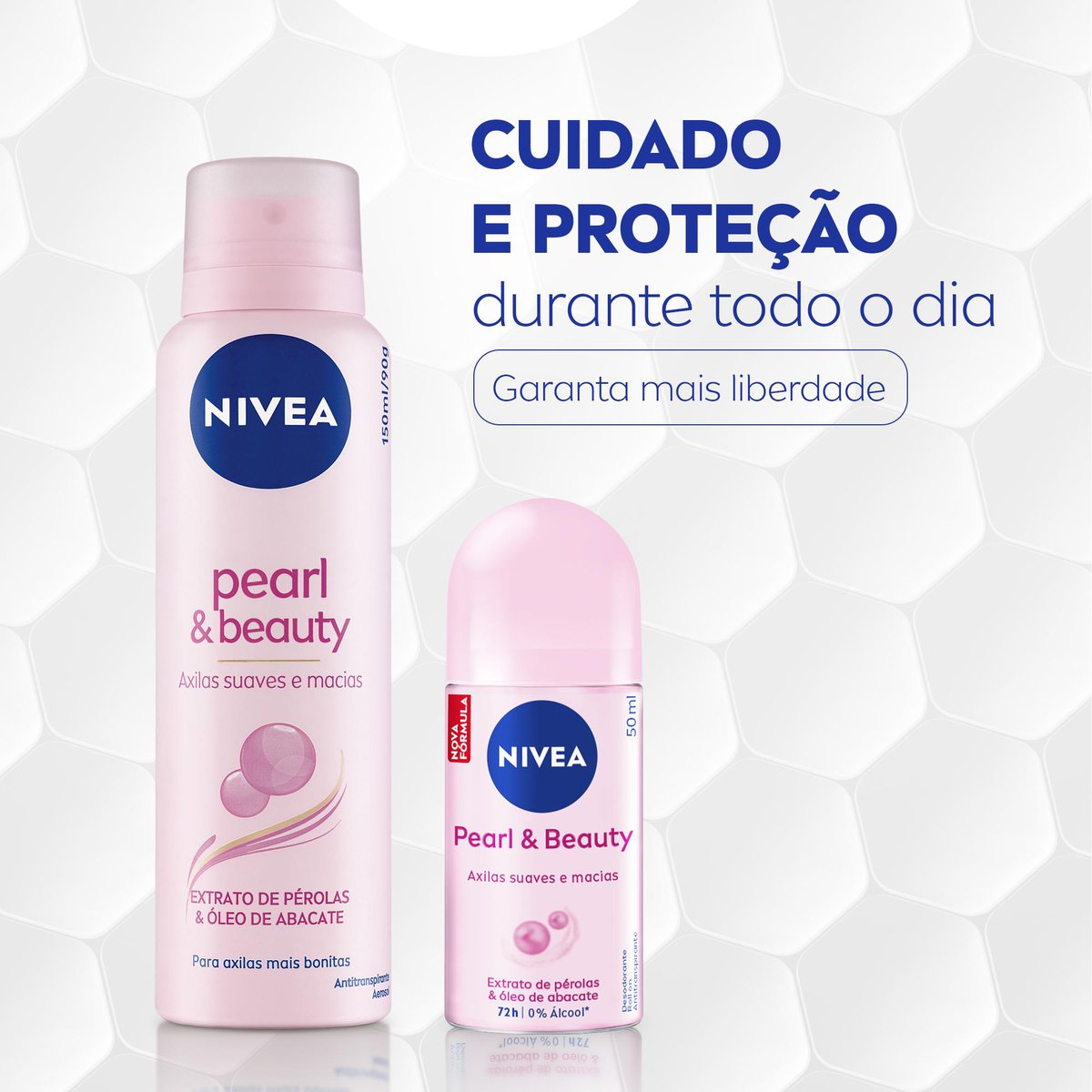 Desodorante Roll-on NIVEA Pearl & Beauty 50ml