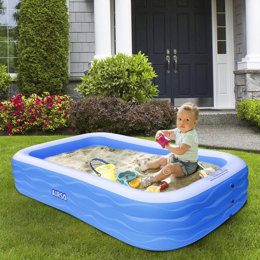 Airso Inflatable Swimming Pool Family Full-Sized Inflatable Pools 118