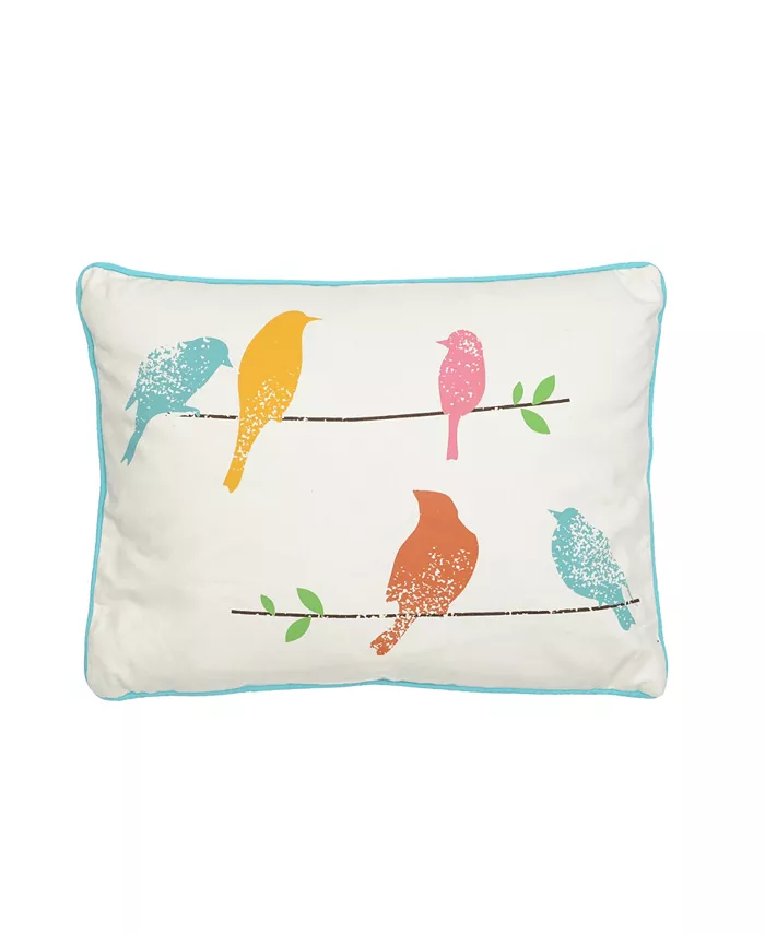 Levtex Ashbury Spring Birds Decorative Pillow， 14