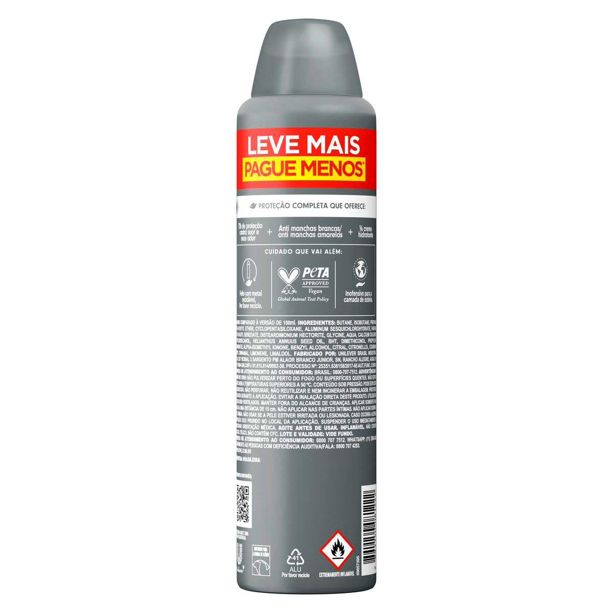 Antitranspirante Aerosol Dove Men+Care Invisible Dry 250 ml