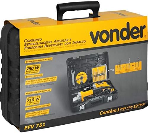 Vonder, Conjunto Esmerilhadeira De 4.1/2