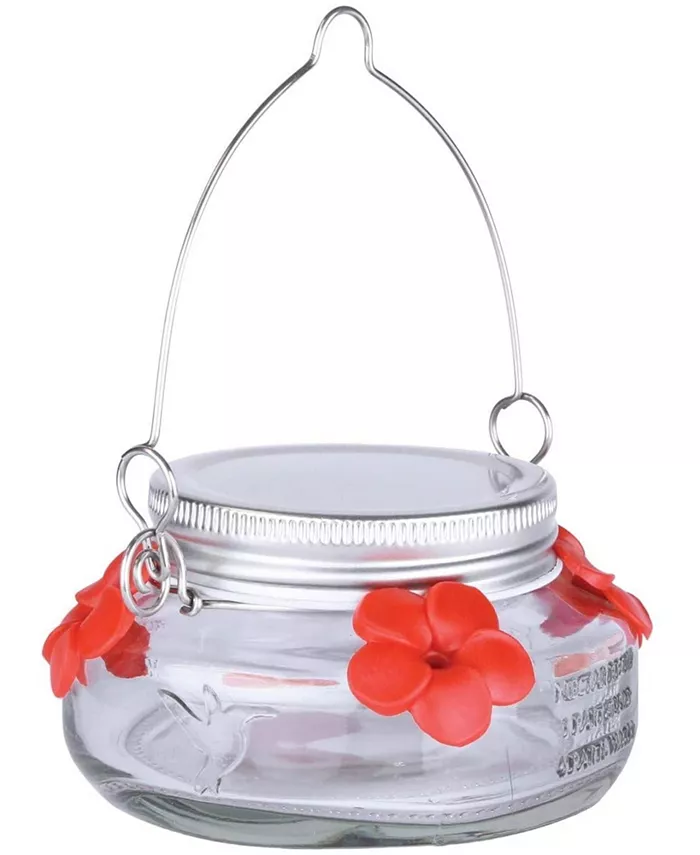Nature's Way Bird Products Llc Natures Way Bird Products MJF1 Mason Jar Hummingbird Dish Feeder