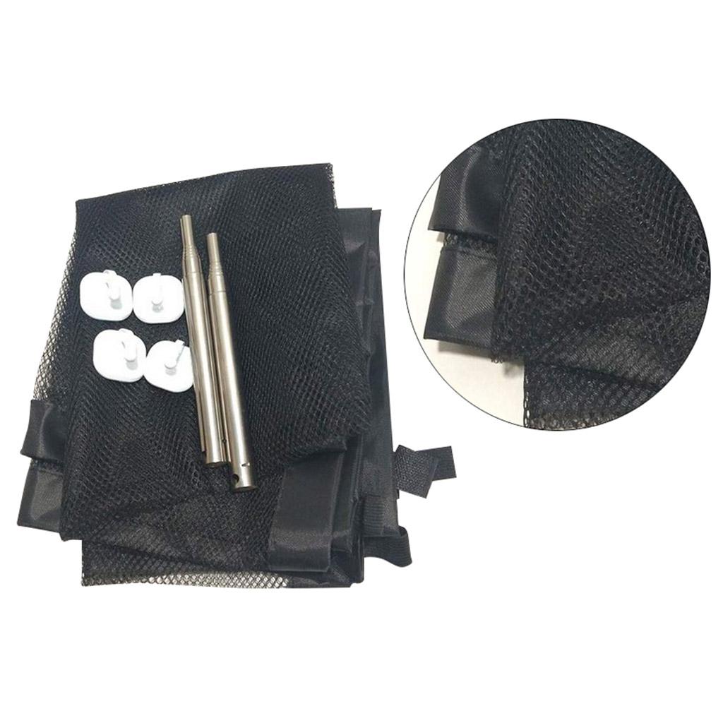 2x Portable Mesh Dogs Fence Indoor Gate For Doggies