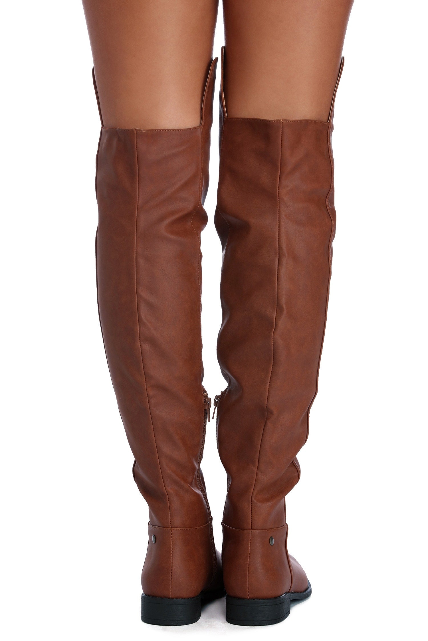 Ready To Ride Faux Leather Boots