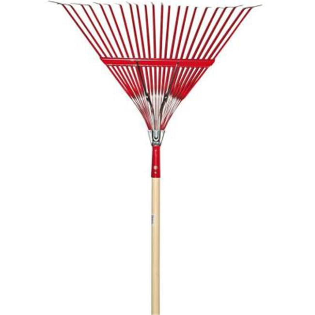 22-Tine Metal Leaf Rake, 22.5 in.