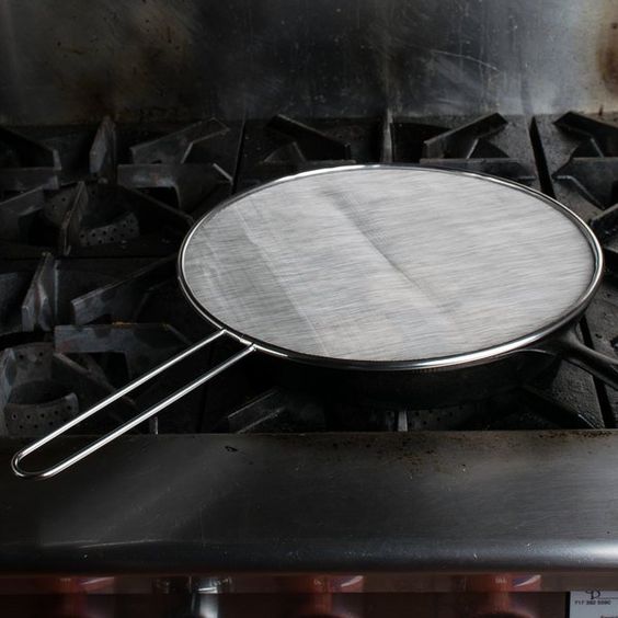 Lodge Cast Iron Round 11" Stainless Steel Splatter Screen, K11SCRN