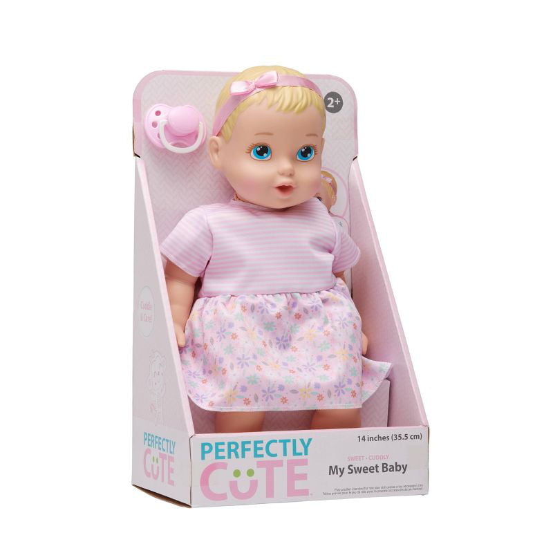 Perfectly Cute My Sweet Baby 14" Baby Doll - Blonde with Blue Eyes