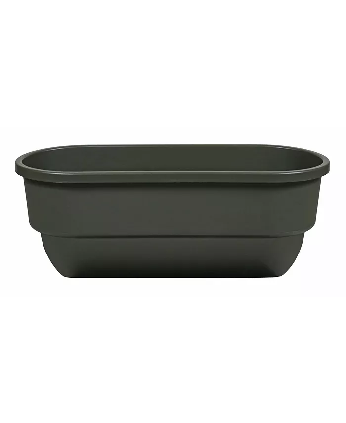 Bloem Classic Oval Dual Deck Rail Planter AP5720OL Olive 24