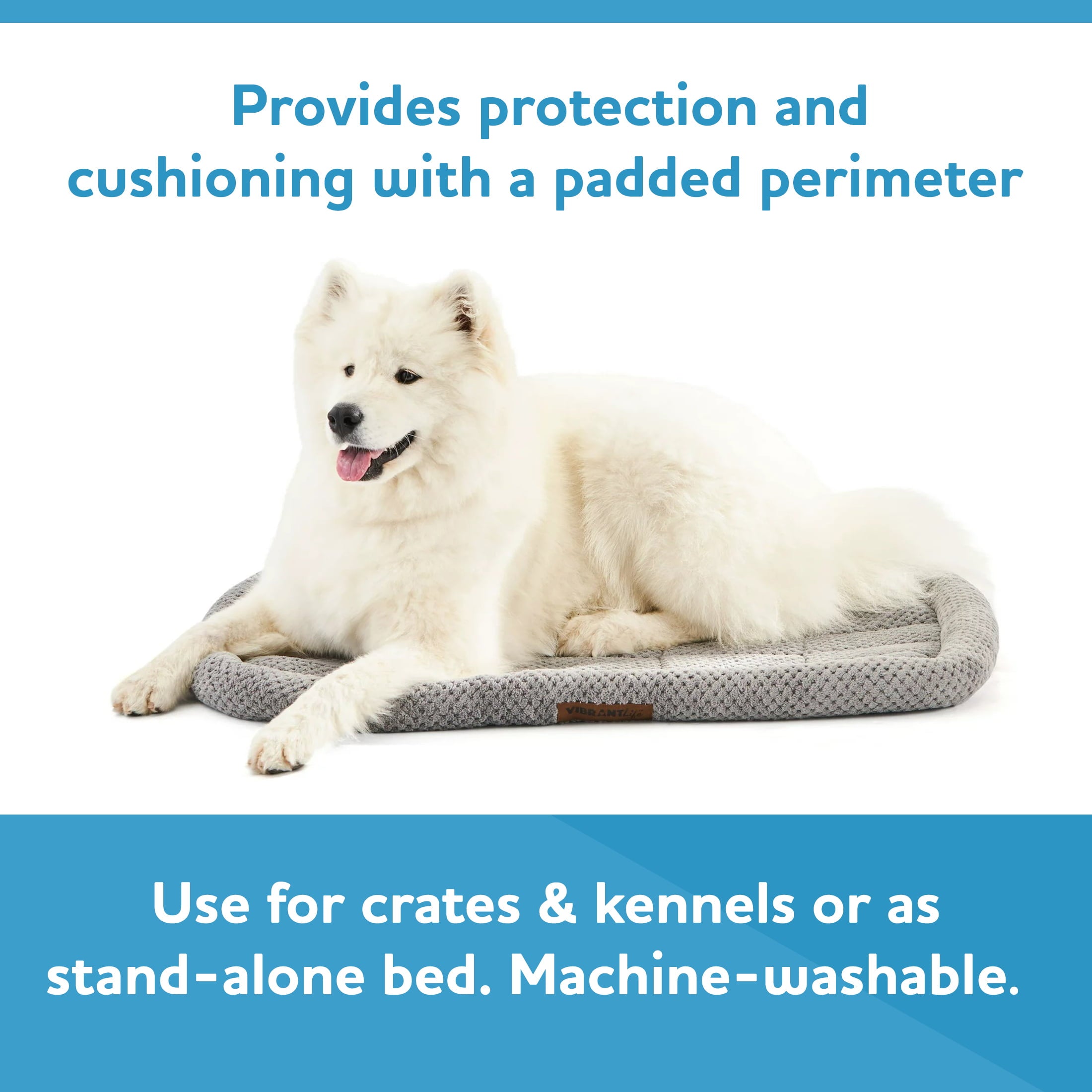 Vibrant Life Cozy Luxe Crate Mat 36