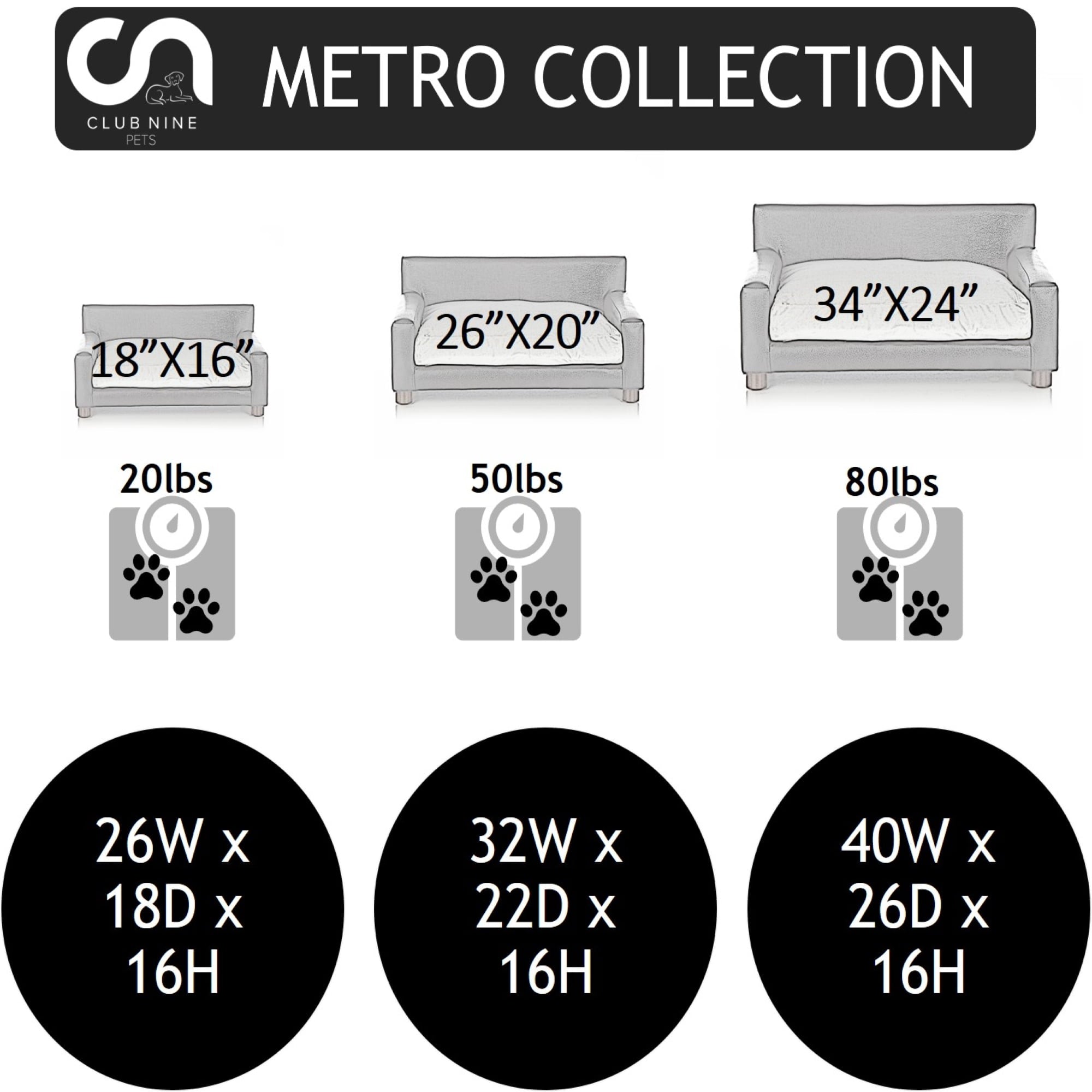 Club Nine Pets Metro Orthopedic dog Bed Large， Tan.