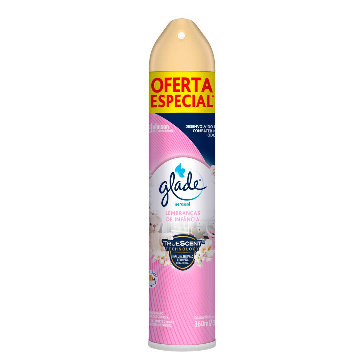 Desodorizador Glade Aerossol Lembrancas de Infancia 360ml Oferta Especial