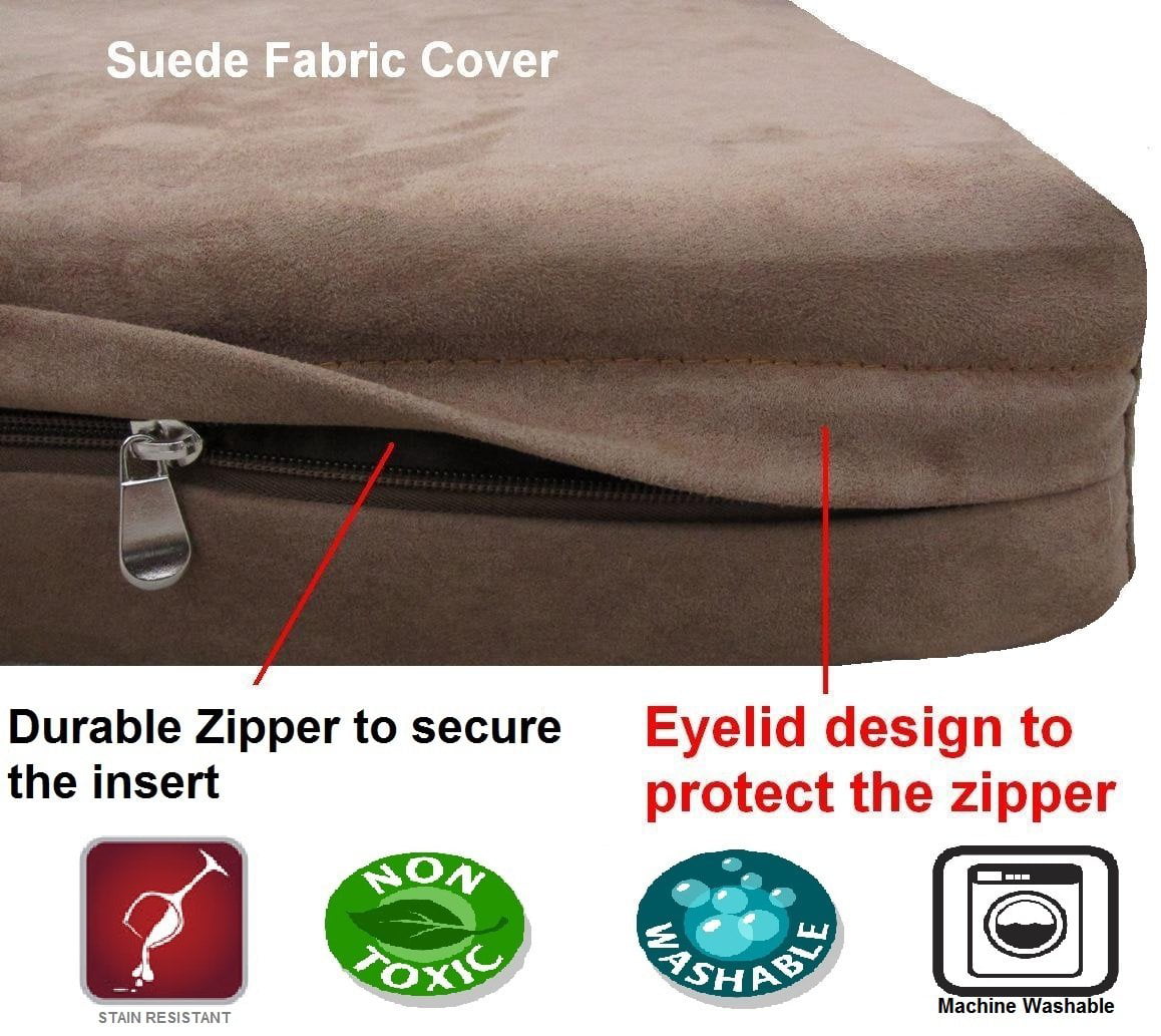 Medium Orthopedic Waterproof Memory Foam Dog Bed for Medium Pet 37