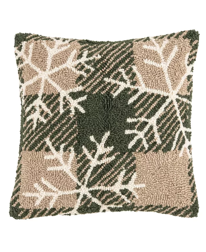CandF Home Lockley Snow Pillow， 18