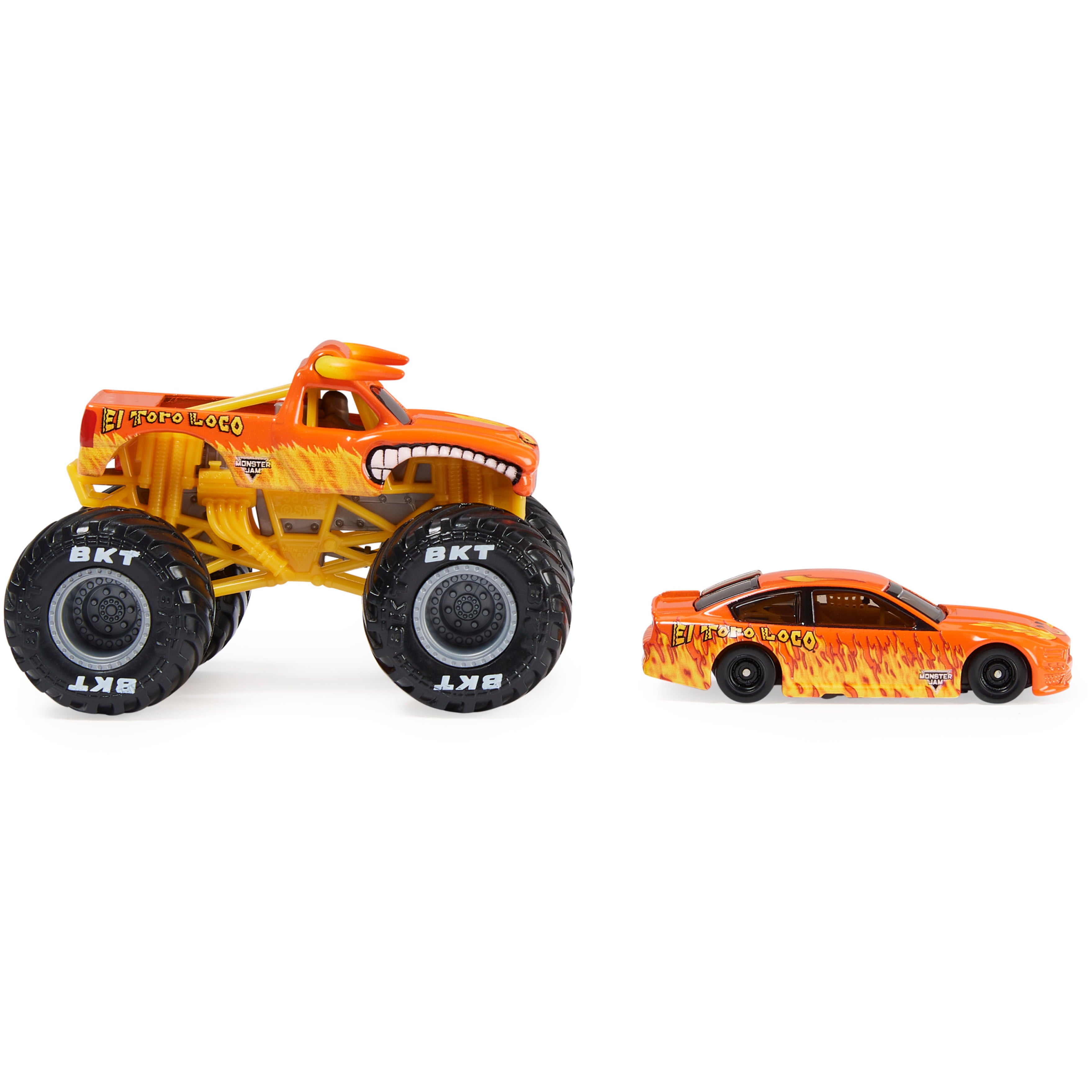 Monster Jam El Toro Loco Truck and Race Car (Walmart Exclusive)